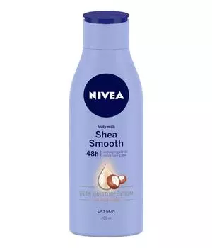 Лосьон для тела Nivea Гладкое молочко для сухой кожи Масло ши(200 мл)