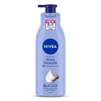 Лосьон для тела NIVEA Shea Smooth 400 мл | Увлажнение 48 часов | С сывороткой глубокого увлажнения и маслом ши | Нежирная и здоровая кожа