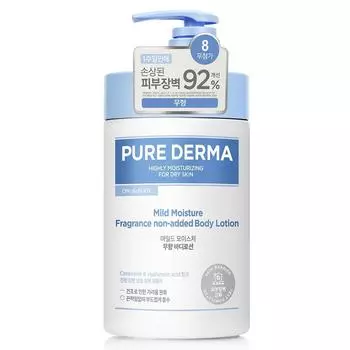 Лосьон для тела On the Body Pure Derma Moisture без запаха, 1 л, 1 шт.
