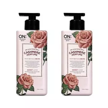 Лосьон для тела On the Body Cashmere Perfume Sweet Love, 400 мл, 2 шт.