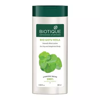 Лосьон для тела с Готу Кола: разглаживание кожи (180 мл), Bio Gotu Kola Smooth Skin Lotion, Biotique 11.35