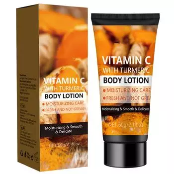Лосьон для тела с куркумой, антивозрастной, длительный увлажняющий крем для гладкой кожи. Крем с куркумой для тела. Увлажняющий лосьон для тела для сухой кожи. One Size белый