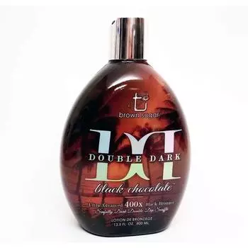 Лосьон для загара Brown Sugar Double Dark Black Chocolate 400 мл, 1 шт.