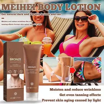 Лосьон для загара для летнего пляжа, на открытом воздухе, равномерный загар, увлажняющий лосьон для тела One Size