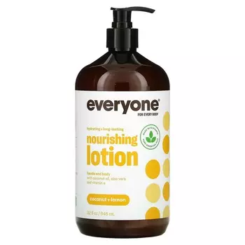 Лосьон Everyone, Everyone, 3 в 1, кокос + лимон, 32 жидких унции (946 мл)