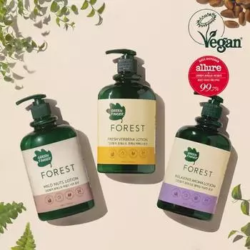Лосьон Green Finger Forest 500мл (3 типа, выберите 1) Forest Mild Nuts Lotion