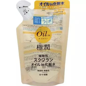 Лосьон Hada Labo Gokujun содержит растительное масло сквалана 220 мл. Refill