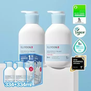 Лосьон Illiyoon Ceramide Ato 334 мл*2 334ml 2 pack plan