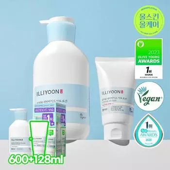 Лосьон Illiyoon Ceramide Ato 600 мл+128 мл