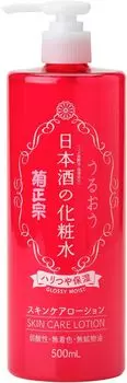 Лосьон Kikumasamune Sake для упругости и увлажнения 500 мл с ниацинамидом и керамидами, большой емкости