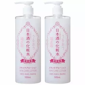 Лосьон Kikumasamune Sake Прозрачный увлажняющий 500 мл Набор из 2 витаминов 500 мл (х 2)