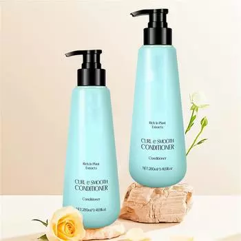 Лосьон-кондиционер 280 мл Восстановленные волосы Мягкие и гладкие восстановленные секущиеся кончики Сухой кондиционер для вьющихся волос One Size