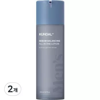 Лосьон Kundal Classic Men s Aqua Sebum Balancing All-in-One, 150 мл, 2 шт.