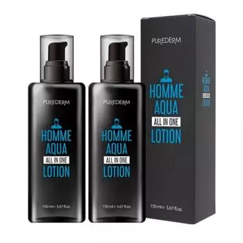 Лосьон Purederm Homme Aqua All-in-One, 150 мл, 2 шт.