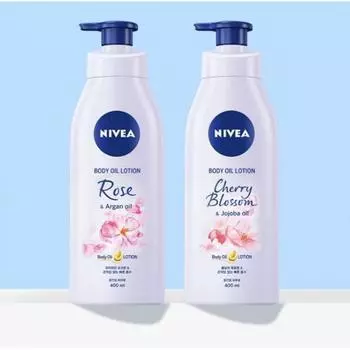 Лосьон с маслом для тела Nivea Выберите 2 Роза Вишня Цветы Роза Аргановое масло