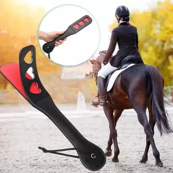 Лошадь кнут из искусственной кожи с мягкой противоскользящей ручкой для верховой езды, спортивная игра, хлыст многоразового использования для скачек и дрессировки лошадей