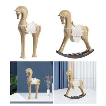 Лошадь Украшение Домашний Обеденный Стол Рабочий Стол Гостиная Скульптура Лошади