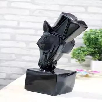 Лошадь жующая траву искусство и статуэтка для домашнего декора гостиная подарок и украшение дома