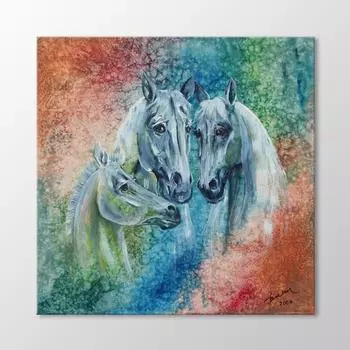 Лошади и таблица цветов