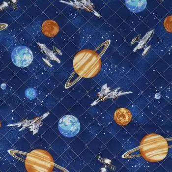 Лоскутная ткань KIYOHARA Cosmic 106 см ширина x 50 см покрой темно-синий урок сумка с рецептом MOW153-50