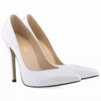 LOSLANDIFEN сексуальные туфли на высоком каблуке с острым носком из искусственной кожи, водонепроницаемые туфли на каблуке для бизнеса, вечеринки, свадьбы для женщин 35 оранжевый