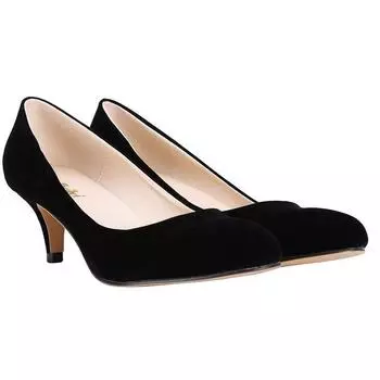 LOSLANDIFEN Женские туфли-лодочки Сексуальные туфли на высоком каблуке Туфли-лодочки из флока с острым носком Красные свадебные туфли-лодочки Женские повседневные туфли без застежек 35 красный