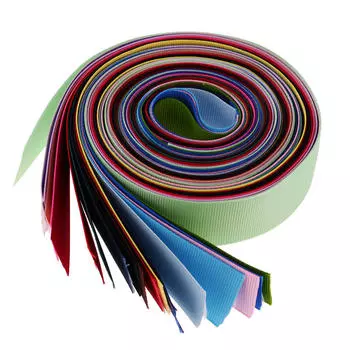 Лот, 20 ярдов, однотонная лента в грогрен, сделай сам, бант для волос, свадебный альбом для вырезок, 25 мм 36inches разноцветные
