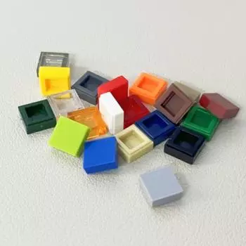 Лот 3070 Гладкие 1x1 кирпичи, строительные блоки, игрушки для детей, совместимые, образовательные, творческие, высокотехнологичные, подарок, сделай сам, MOC 10PCS дубильная кора