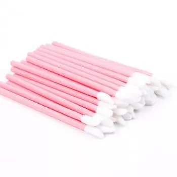 Лот 50 шт. одноразовые кисточки для губ, блеск для губ, помада, аппликатор, инструмент для макияжа China