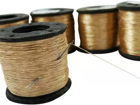 Лот из 10 штук полиамидной медной нити ручной машинной вышивки оптом 10 Spool малиновый