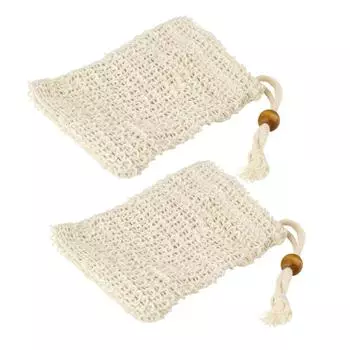 Лот из 2 твердых мыльных мешочков из сизаля Fackelmann Tecno ref. 61142