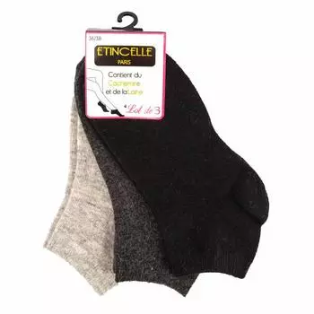 Лот из 3 пар женских носков Claudinette ETINCELLE
