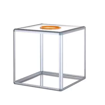 Лотерейная урна Artiapro с прозрачной рамкой из алюминиевого сплава, акриловая урна для голосования, ежегодное собрание, игровой реквизит, вечеринка, мероприятие, 30 см, шестигранная