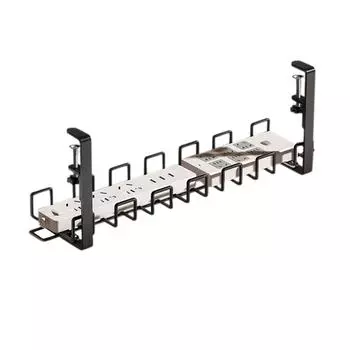 Лотки для прокладки кабелей под столом, без сверла, с зажимом, органайзер для шнура, розетка, стеллаж для хранения, аксессуары для домашнего хранения
