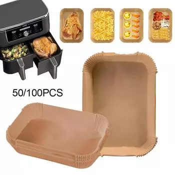 Лоток для бумаги, маслостойкая бумажная тарелка с силиконовым маслом, водонепроницаемая 50PCS