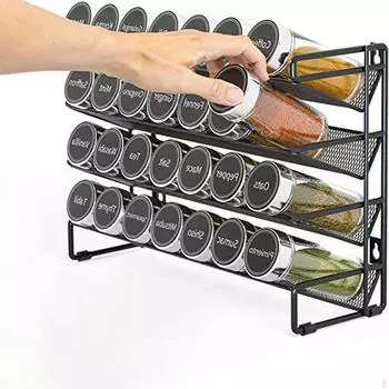 Лоток для хранения приправ, многослойная коробка для еды, стойка для приправ для гостиной