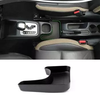 Лоток для хранения рычага переключения передач для Suzuki Jimny 2007-2017, аксессуары для интерьера, органайзер для переключателя передач на центральной консоли, черный ABS