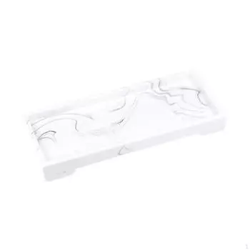 Лоток для хранения ювелирных изделий, легкий модный держатель для губки для ключей, украшение для дома для комода белый