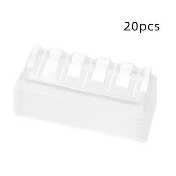 Лоток для иглы для тату-картриджа с держателем чернил Одноразовый пластиковый игольчатый держатель для тату-картриджа прозрачный