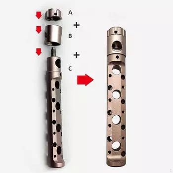 Лоток для инструментов для вязания мушек, органайзер для рыболовных инструментов, стойка для хранения насадок, простая в использовании, стержень