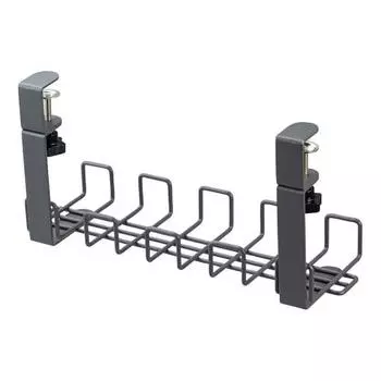 Лоток для кабеля Plus Garage Wire, ширина 39,7 см, сверление не требуется, лоток для проводов, организация проводов, хранение, угольно-серый 434664