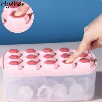 Лоток для кубиков льда Бытовая кухонная машина DIY Формы для сока, вина, виски Портативные коробки большой емкости Креативные set зелёный