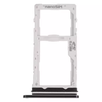 Лоток для нано-SIM-карты + лоток для карты Micro SD для LG G8X ThinQ / V50S ThinQ 5G LM-V510N, LMG850EMW, LM-G850 (черный) чёрный