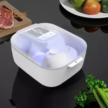 Лоток для оттаивания мяса, сливная корзина для оттаивания продуктов, полиэтиленовый материал, полезные мясные стейки, домашняя кухня, лоток для замораживания и оттаивания, кухонные аксессуары белый