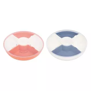 Лоток для овощей с крышкой, большой емкости, пластиковый дренажный разделенный поднос для закусок для фруктовой кухни Type 1