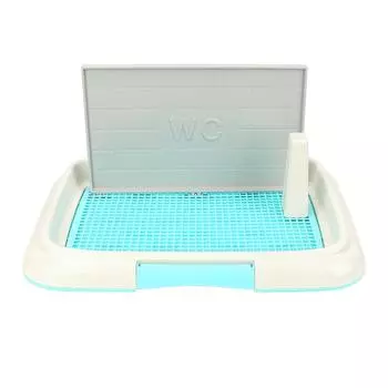 Лоток для щенков, легко чистящийся решетчатый туалет для собак, горшок, товар для домашних животных, подкладное судно, туалет для обучения мочеиспусканию, туалет для домашних животных коричневый