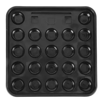 Лоток для шаров для пула Жесткий пластик 22 шара для бильярда снукера Настольный кейс для хранения Принадлежности