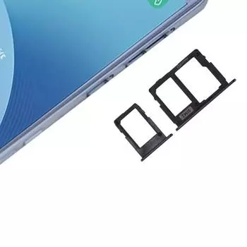 Лоток для SIM-карты + лоток для карты Micro SD для Galaxy J3 Single SIM / J330 и J5 Single SIM / J530 и J7 Single SIM / J730 чёрный