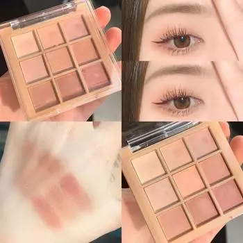 Лоток для теней для век Matte Earth Color, водонепроницаемый, устойчивый к поту, натуральный, осветляющий, осветляющий, Sleeper, Silkworm, палитра теней для век, стойкая фиксация, макияж для женщин