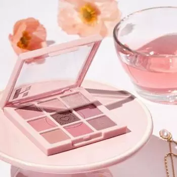 Лоток для теней Love с девятью цветами Nine-Gong Grid Earth Перламутровое матовое молочко Tea Color Contouring Осветляющая долговечная водостойкая студенческая косметика eyeshadow palette